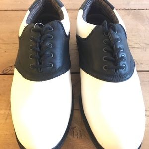 NEW Bass & Co Men’s Oxford Leather Golf Shoes